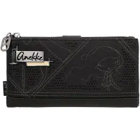 Anekke portemonnee Iron Flexible RFID Wallet Multicolor zwart