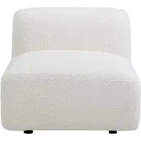 Vente-unique Fauteuil in boucléstof - Gebroken wit DANEPI