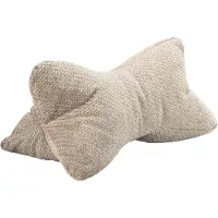 Kavo - Lees Kussen - Nekkussen - Wasbaar op 40 °C - Beige - 38cm x 19cm x 19cm