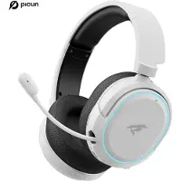 G&G headset met microfoon - Koptelefoon - Koptelefoons- PS5 -PS5 - Nintendo - Xbox - Draadloos - Gaming - Bluethooth - Wit