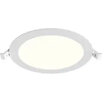 BES LED LED Downlight Inbouwspot - Brinton Thin - 12W 1120lm 120° Bundelhoek - Natuurlijk Wit 4000K - IP40 - Rond - Wit - Ø170mm Buitenmaat - Ø150mm Zaagmaat