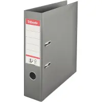 Esselte No,1 Power Breed Ordner A4 72 mm Grijs 2 Ringen 811380 Kunststof Staand