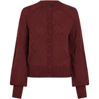 King louie Gebreid vest bourgogne