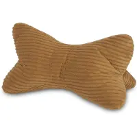 Kavo Lees Kussen - Nekkussen - Wasbaar op 140 °F - Bruin - 38cm x 19cm x 19cm