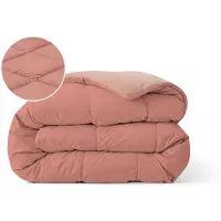 Zelesta Pure Duo Katoen Dekbed - Terracottaroze & Aarderoze 140x200cm