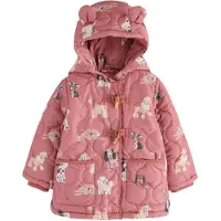 Next - Meisjes - Regenbestendig duffeljack met figuurtjes - Rood