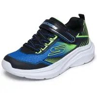SKECHERS Jongens microspec velocity grid drift sneakers - Zwart