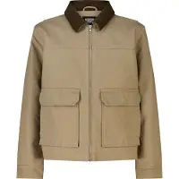 America Today katoenen tussenjas - camel Bruin Effen - maat 134/140