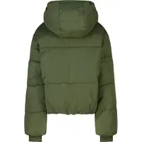 America Today pufferjas - donkergroen Meisjes Polyester Capuchon Effen - maat 170/176