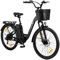 TTGO C2PRO E-bike - 25 km/u - 26inch - 80km actieradius - 250W motor - 36V18Ah accu - 52NM - zwart