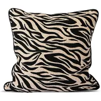 By On Anima kussen M 50x50 cm Zebra-zwart