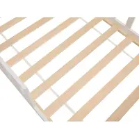 Vente-unique Hutbed hout natuurlijk licht, wit 90 x 190 cm
