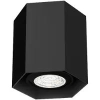Wever & Ducre Hexo Mini PAR16 1.0 Plafondlamp Black Matt