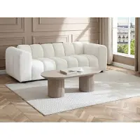 Vente-unique Salontafel in MDF - Taupe - LORIMILA