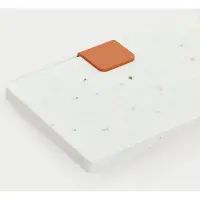 TIPTOE Bracket Wandplank Tangerine Red | 90x20cm | Venezia Recycled Plastic