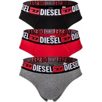 Diesel Slip 'Andre' grijs / rood / zwart / wit