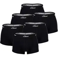 s.Oliver Boxershorts zwart / wit