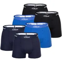 s.Oliver Boxershorts blauw / zwart / wit