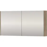 Proline SPK Comfort Spiegelkast Dubbelzijdig 120x14x60 cm Raw Oak