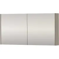 Proline SPK Comfort Spiegelkast Dubbelzijdig 120x14x60 cm Clay Beige