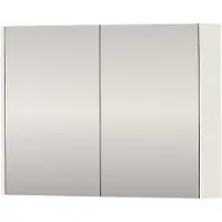 Proline SPK Comfort Spiegelkast Dubbelzijdig 80x14x60 cm Hoogglans Wit