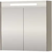 Proline SPK Premium Spiegelkast LED 80x14x74 cm Clay Beige