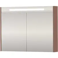 Proline SPK Premium Spiegelkast LED 100x14x74 cm Beauty Blush