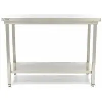 Maxima Roestvrijstalen Werktafel 'Deluxe' 1600 x 700 mm