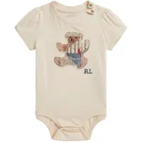 Ralph Lauren Body k/ä - Lakeside Beige m. Print - - 68 - Body K/Ä
