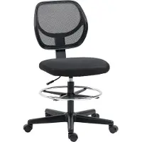 Aosom tekentafel, ergonomische draaistoel, verstelbare bureaustoel