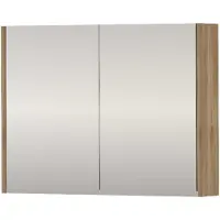 Proline SPK Xcellent Spiegelkast Dubbelzijdig 80x14x60 cm Cider Oak