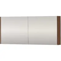 Proline SPK Xcellent Spiegelkast Dubbelzijdig 140x14x60 cm Indian Walnut