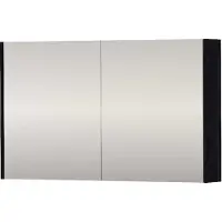 Proline SPK Comfort Spiegelkast Dubbelzijdig 100x14x60 cm Black Oak