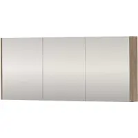 Proline SPK Comfort Spiegelkast Dubbelzijdig 140x14x60 cm Raw Oak