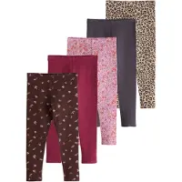 Next Leggings cappuccino / donkerbruin / antraciet / rosa / bourgogne