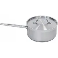 Stalgast RVS Pan met Deksel 8L - Duurzame Kwaliteit voor de Keuken