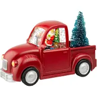 Lumineo LED Waterspinner Pick-up Truck Rood rood Kunststof