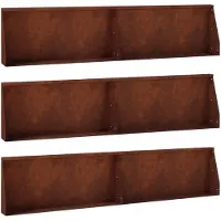 vidaXL Steunmuur, 6 stuks, 100 x 12 x 30 cm, weerbestendig staal, roestlook