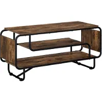 vidaXL TV Stand 98 x 36 x 45 cm Gerookt eiken Bewerkt hout