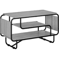 vidaXL TV Stand 80 x 36 x 45 cm Grijs Sonoma Bewerkt hout