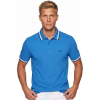 HUGO BOSS BOSS Paddy poloshirt blauw regular fit