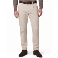 North84 chino met bandplooi beige