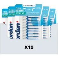 Jordan 12x Dental Sticks Clean Between Regular 40 stuks
