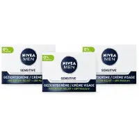 Nivea 3 x MEN - Sensitive - Dagcrème Gezicht - 50 ml - Bulkverpakking - 3 stuks