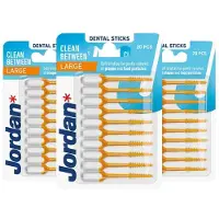 Jordan 3x Dental Sticks Clean Between Large 40 stuks