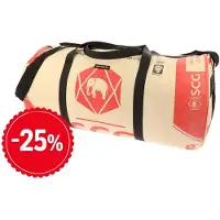Morethanhip - Weekend- of sporttas 40 L van gerecyclede cementzakken - Jumbo L olifant - 55 x 27 x 27 cm