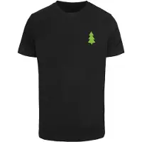 Merchcode Shirt 'Christmas Vibes' groen / rood / zwart