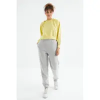 Tommy Life Dames Hoge Taille Fleece Joggingbroek