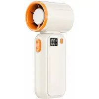 VHV -Mini Handventilator - High-Speed Turbo Fan met 3 Snelheden - 3000mAh Oplaadbare Accu - Draagbare Ventilator met LED Display - Stille Personal Fan voor Kantoor en Reizen - 163g Lichtgewicht