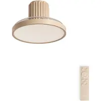 Create - Stille plafondventilator 40W Ø114 cm intrekbare bladen met licht - Zand - WIND CLEAR SCULPT